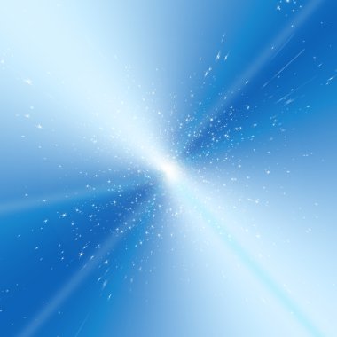 Blue star background. clipart