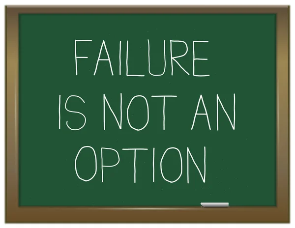 El fracaso no es una opción . —  Fotos de Stock