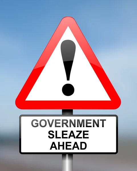 Government sleaze concept. — Stock Photo, Image