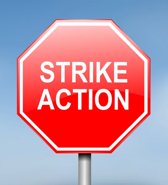 Conceito de greve . — Fotografia de Stock
