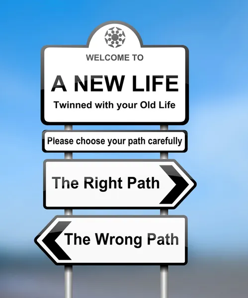 Elegir el camino correcto . — Foto de Stock