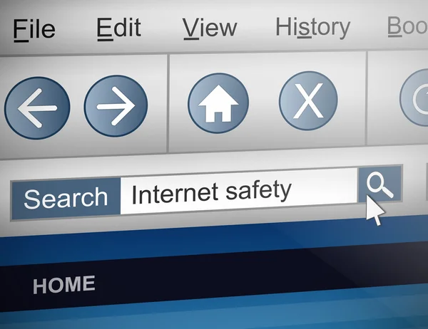 Безопасность в Интернете . — стоковое фото