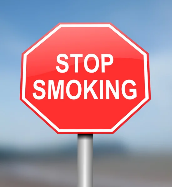 Zastavit koncept kouření. — Stock fotografie