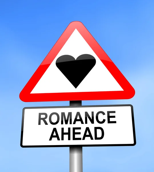 Romance pela frente . — Fotografia de Stock