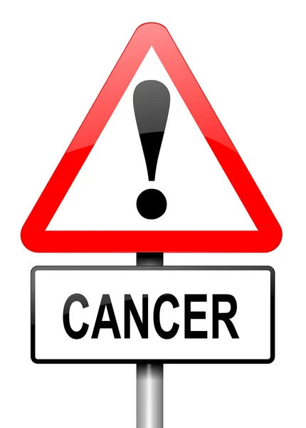 Προειδοποίηση του καρκίνου. — Φωτογραφία Αρχείου