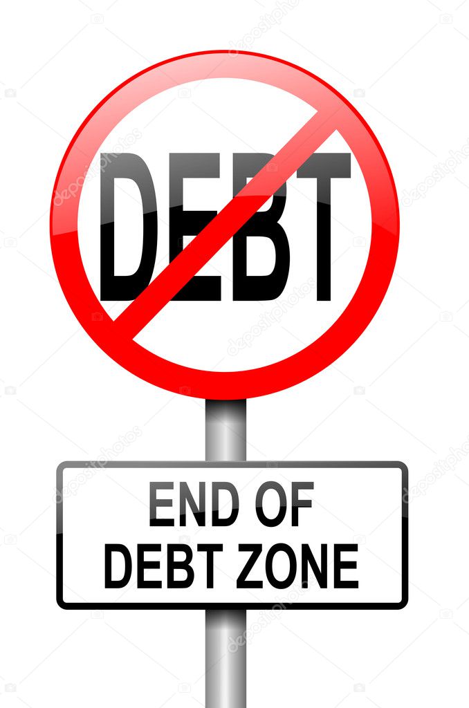 Debt free zone.