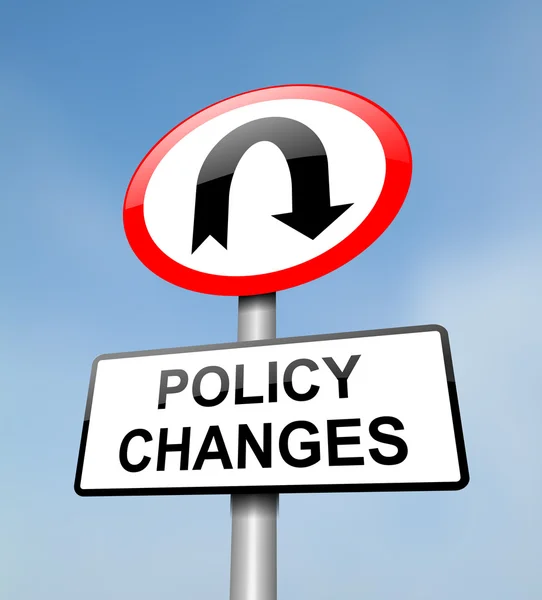 Policy change. — Stock Photo, Image