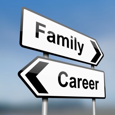 Family or career. clipart