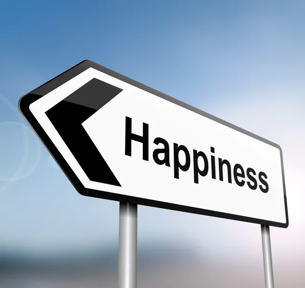 O caminho para a felicidade . — Fotografia de Stock
