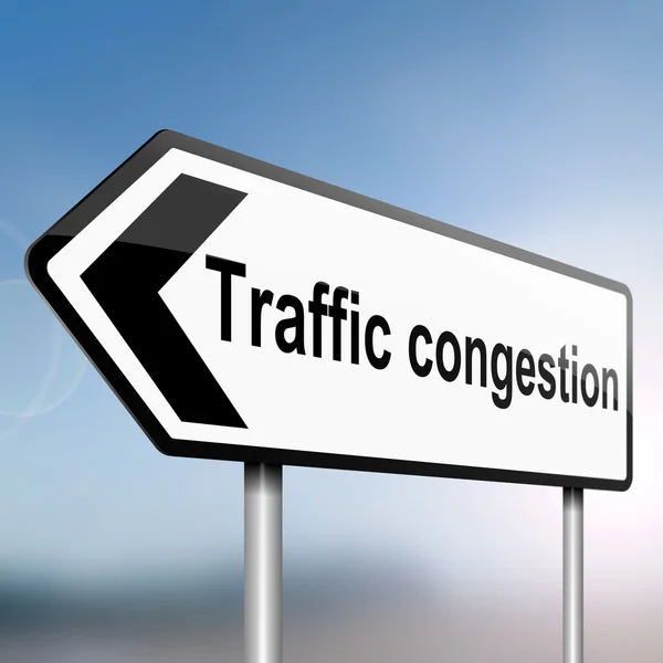 Concept de congestion routière . — Photo