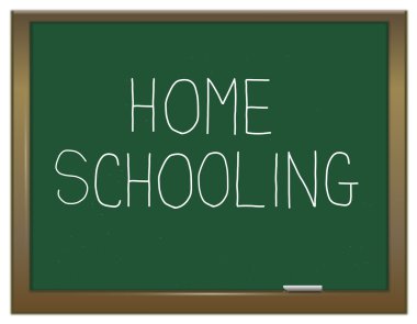 Homeschooling concept. clipart