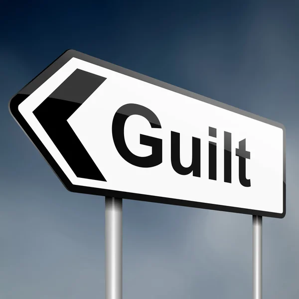 Guilt concept. — Stock Photo, Image