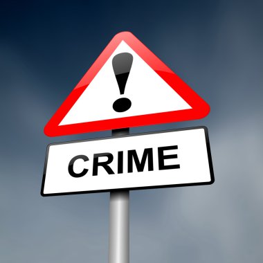 Crime awareness. clipart