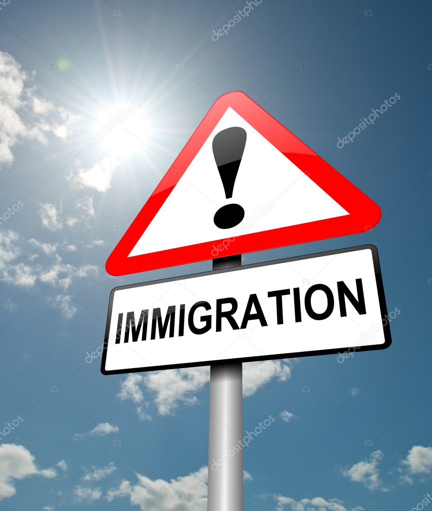 Immigration concept.