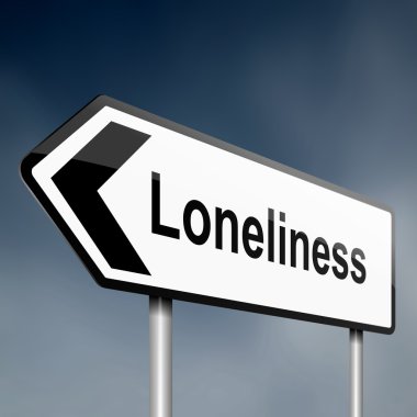 Loneliness clipart