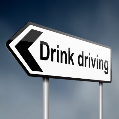 Drink driving. clipart