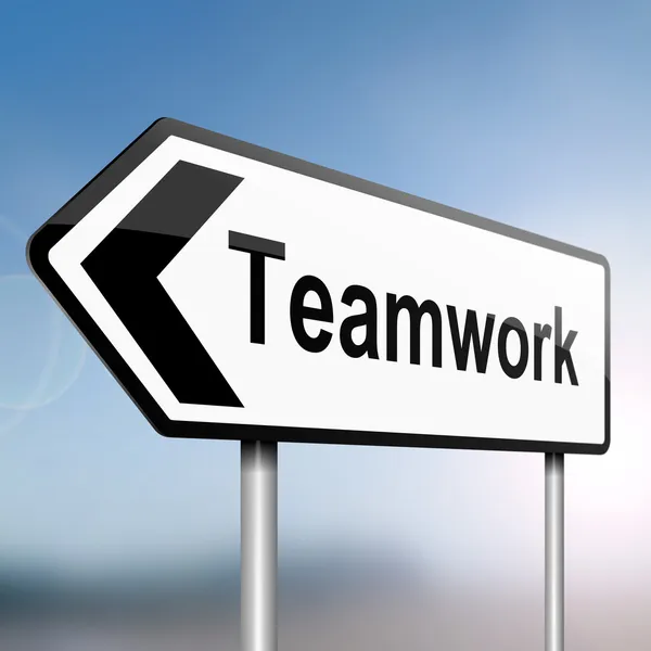 Teamwerk concept. — Stockfoto