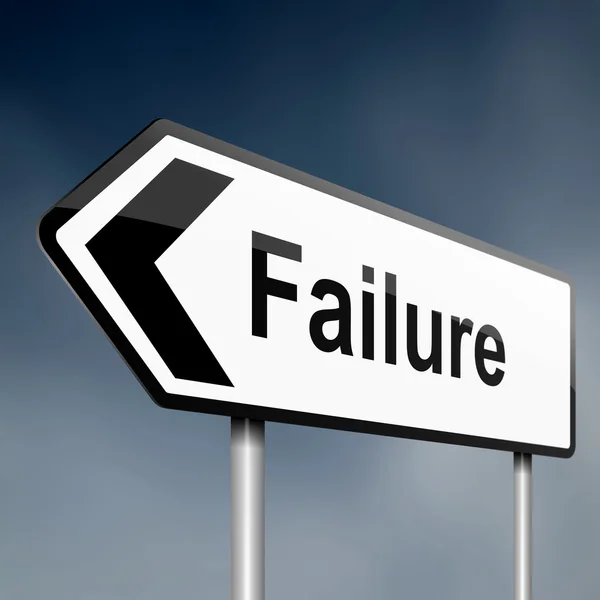 Failure concept. — Stock Photo, Image
