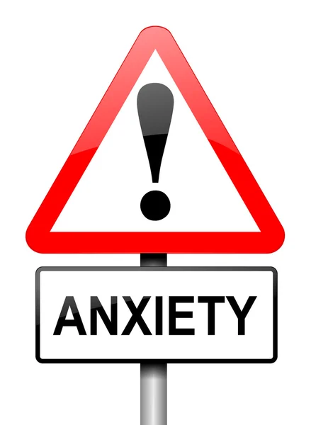 Anxiety warning. — Stock Photo, Image