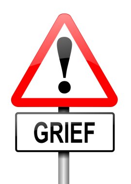 Grief concept. clipart