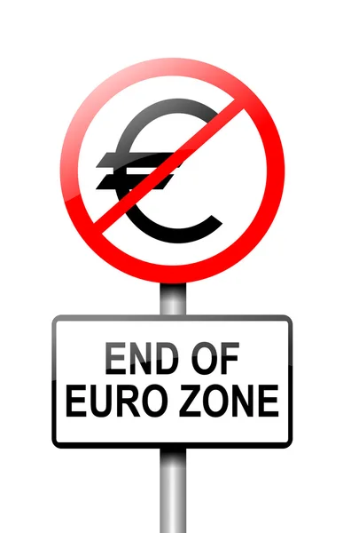 Euro zóna koncepce. — Stock fotografie
