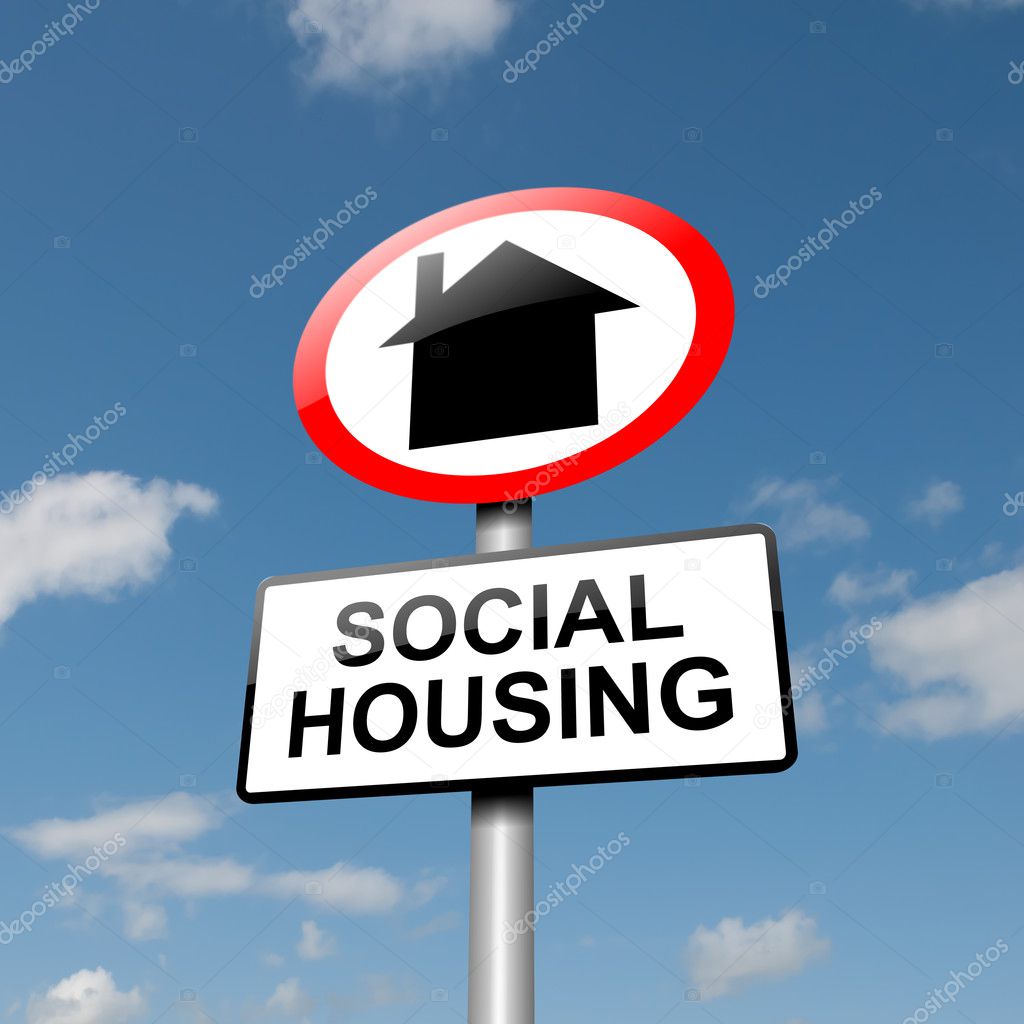 Social housing concept.