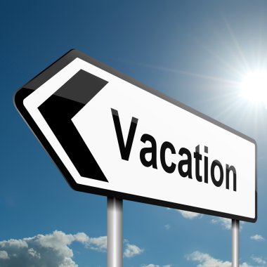 Time for a vacation. clipart