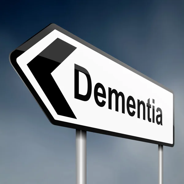 Dementia concept. — Stock Photo, Image