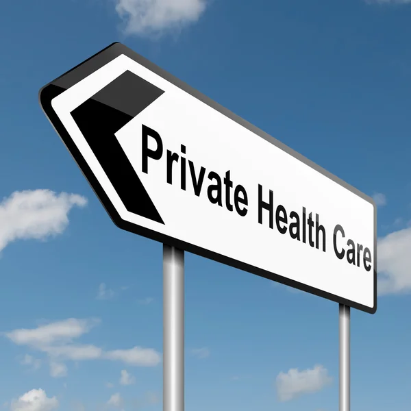 stock image Private Healthcare concept.