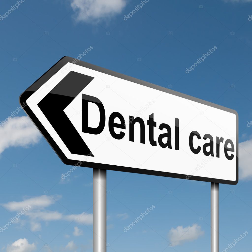 Dental treatment concept.