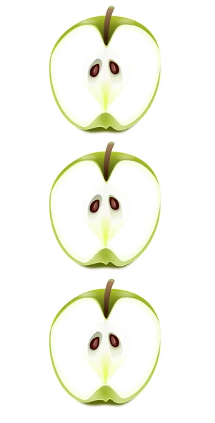Trio de maçã . — Fotografia de Stock