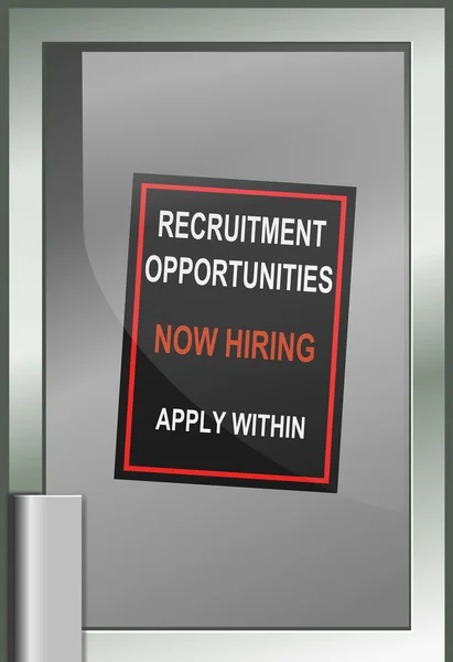 Concept d'opportunité de recrutement . — Photo