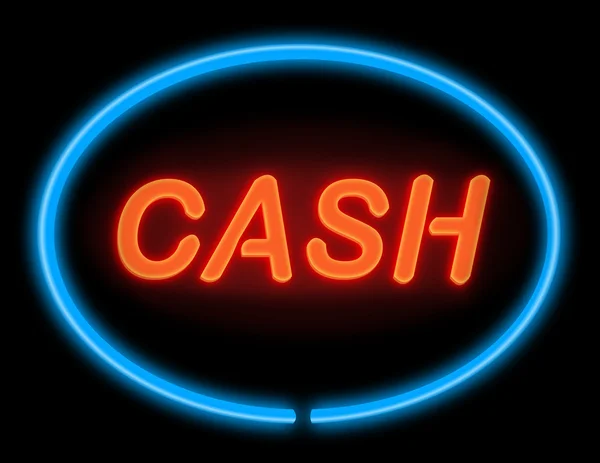 Einfaches Cash-Konzept. — Stockfoto