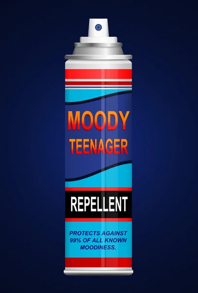 Teenage moodiness repellent. — Stock Photo, Image