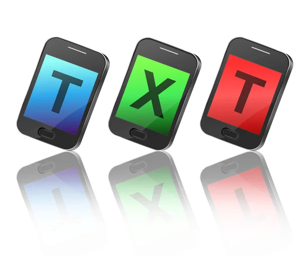 Texting concept. — Stock Photo, Image