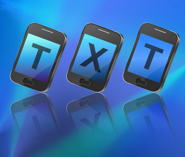 Texting concept. — Stock Photo, Image