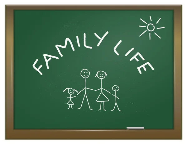 Концепції сімейного життя . — стокове фото