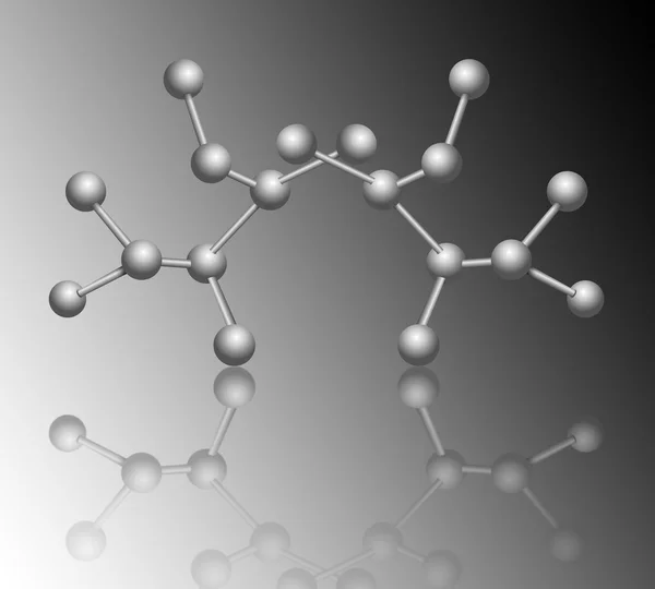 Molekulares Konzept. — Stockfoto