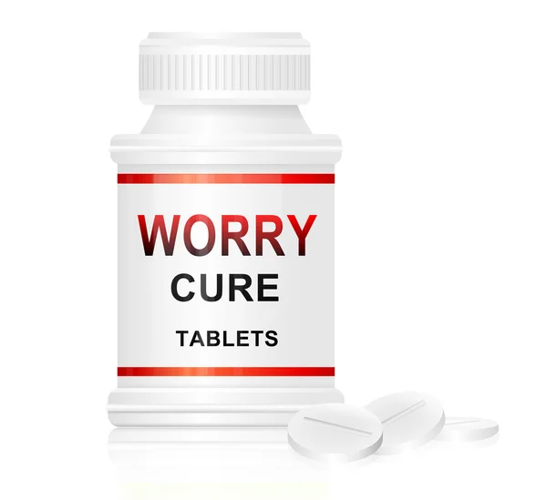 Worry cure concept. — Stock Photo, Image