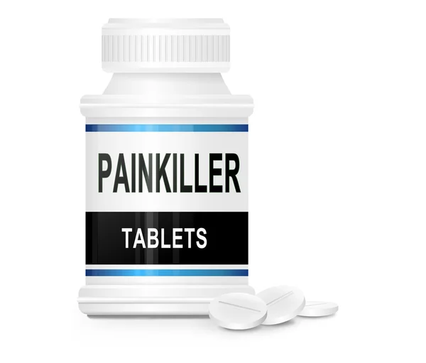 Концепція Painkiller . — стокове фото