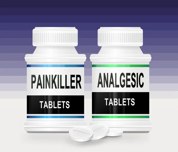 Концепція Painkiller . — стокове фото