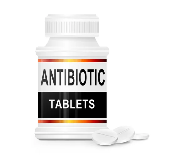 Comprimidos antibióticos . — Foto de Stock