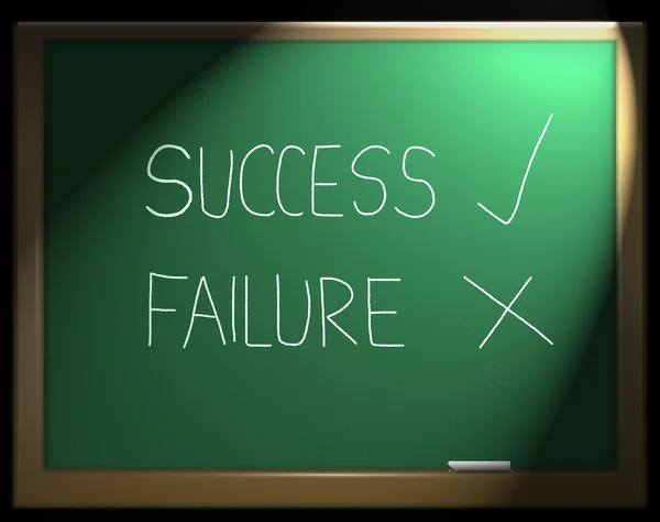 Éxito no fracaso . —  Fotos de Stock