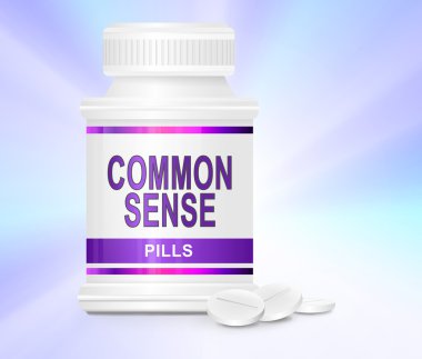 Common sense tablets. clipart