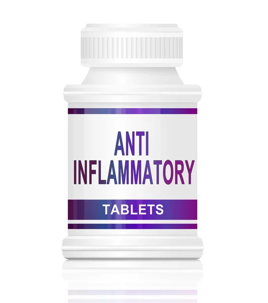 Anti inflammatorisk medicin. — Stockfoto