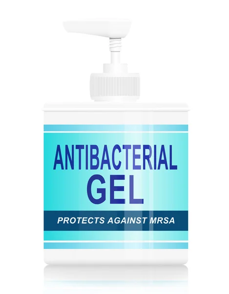 Antibacteriële gel dispenser. — Stockfoto