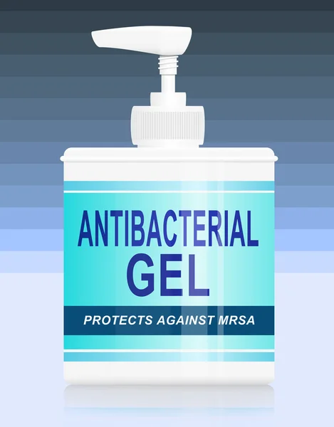 Antibacteriële gel dispenser. — Stockfoto