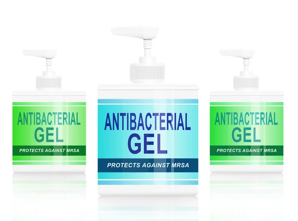 Antibacterial gel dispenser. — Stock Photo, Image