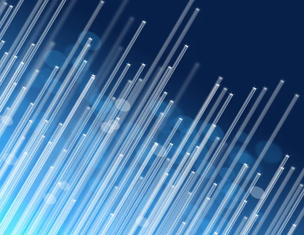 Blå fiber optic koncept. — Stockfoto