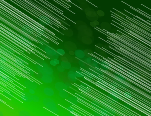 Zelená vlákna optická abstrakt. — Stock fotografie